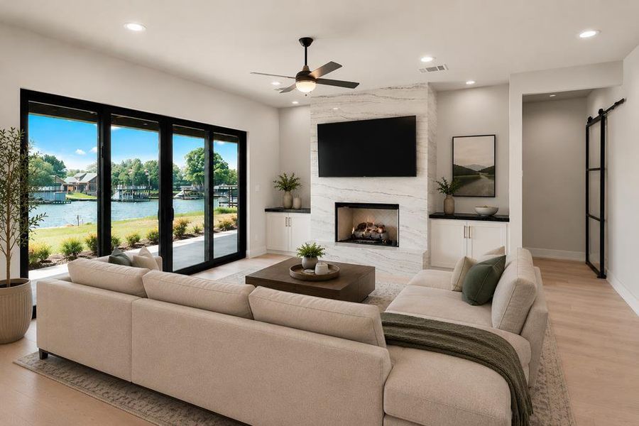 Furnished interior view inside a new home in , Tool (Image 7).