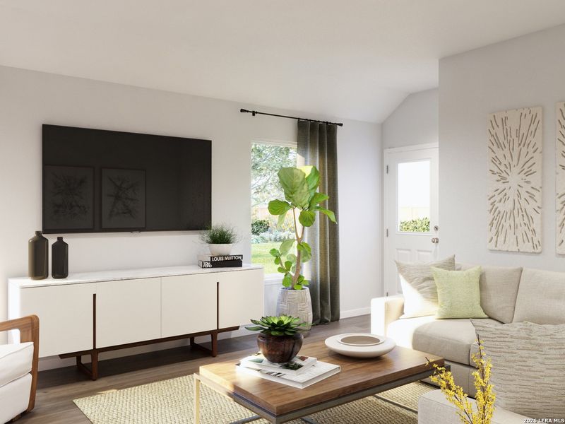 Furnished interior view inside a new home in Dauer Ranch, New Braunfels (Image 12).