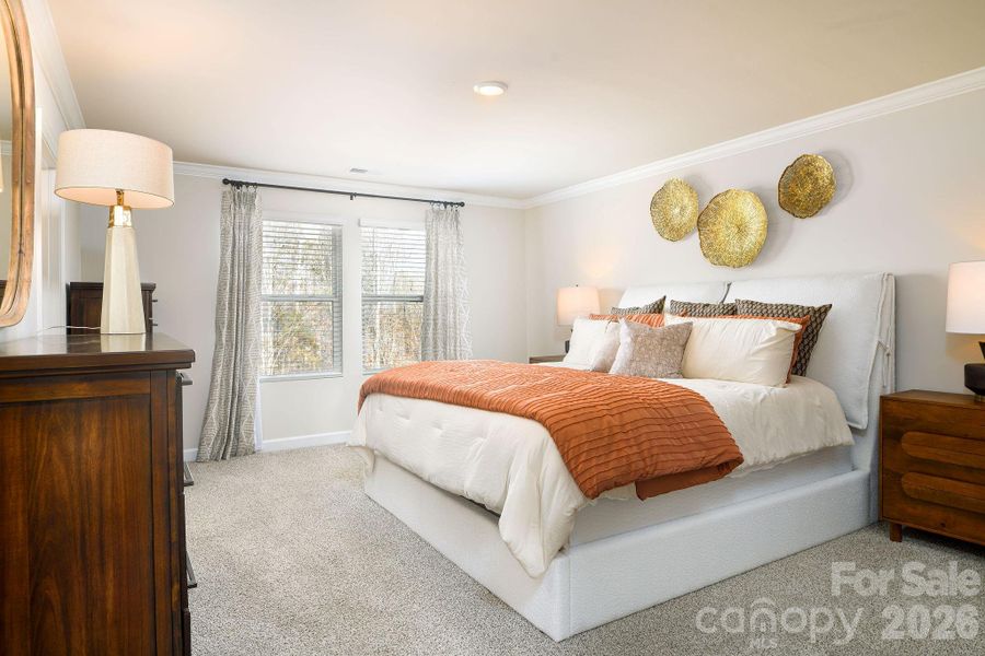 Furnished interior view inside a new home in , Mocksville (Image 30).