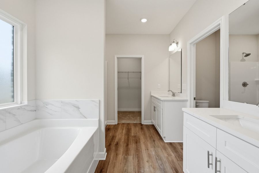 Furnished interior view inside a new home in Southern Charm, Crestview (Image 10).