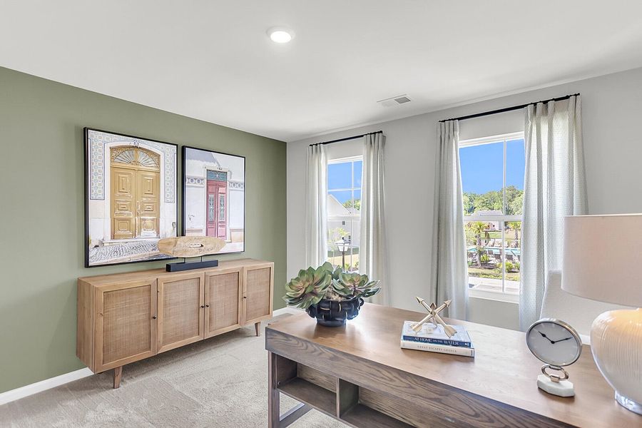 Furnished interior view inside a new home in , Summerville (Image 22).