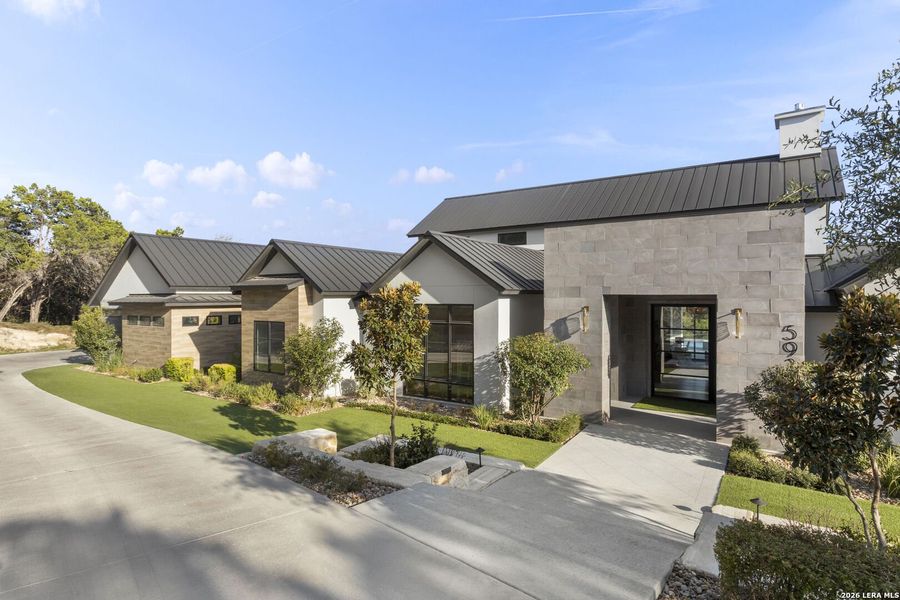 Front exterior of a new home in , San Antonio, TX, highlighting curb appeal (Image 29). Front exterior of a new home in , San Antonio, TX, highlighting curb appeal (Image 29).