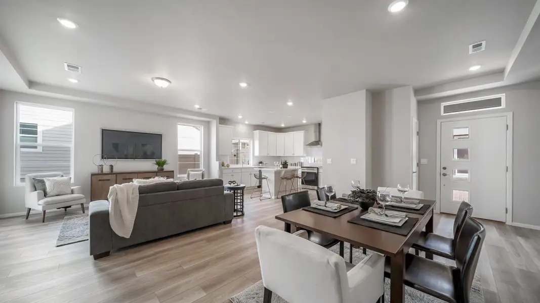 Furnished interior view inside a new home in The Reserve at Green Valley Ranch Aurora, Aurora (Image 11).