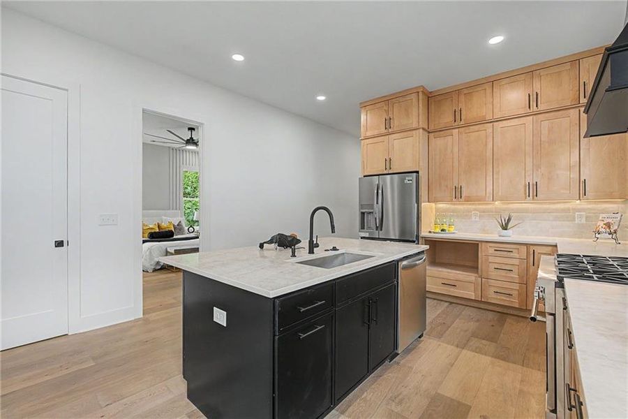 Furnished interior view inside a new home in , Atlanta (Image 14).