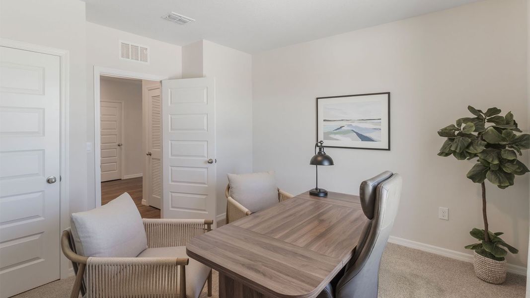 Representative furnished interior of a home built from the CALI by D.R. Horton in Fox Branch, Lakeland (Image 34).