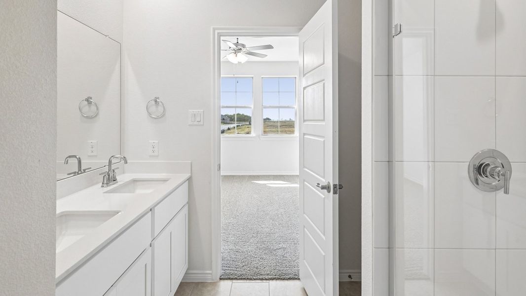 Furnished interior view inside a new home in Magnolia at Legacy Hills, Celina (Image 6).