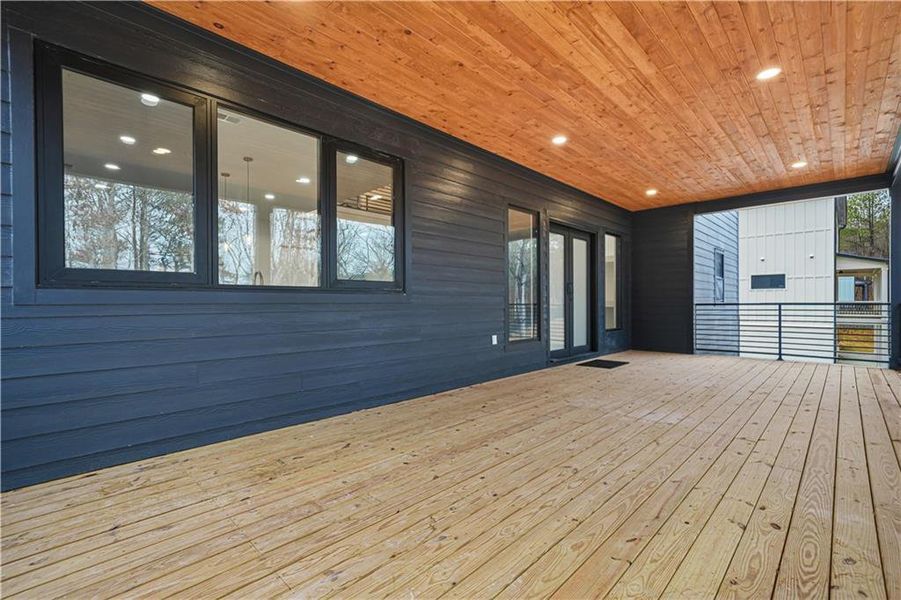 Exterior details and patio area of a home in , Atlanta (Image 25). Exterior details and patio area of a home in , Atlanta (Image 25).