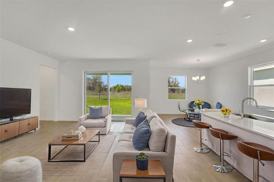 Furnished interior view inside a new home in Willowbrook North, Winter Haven (Image 9).