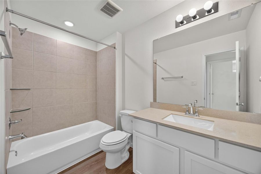 Furnished interior view inside a new home in , Houston (Image 9).
