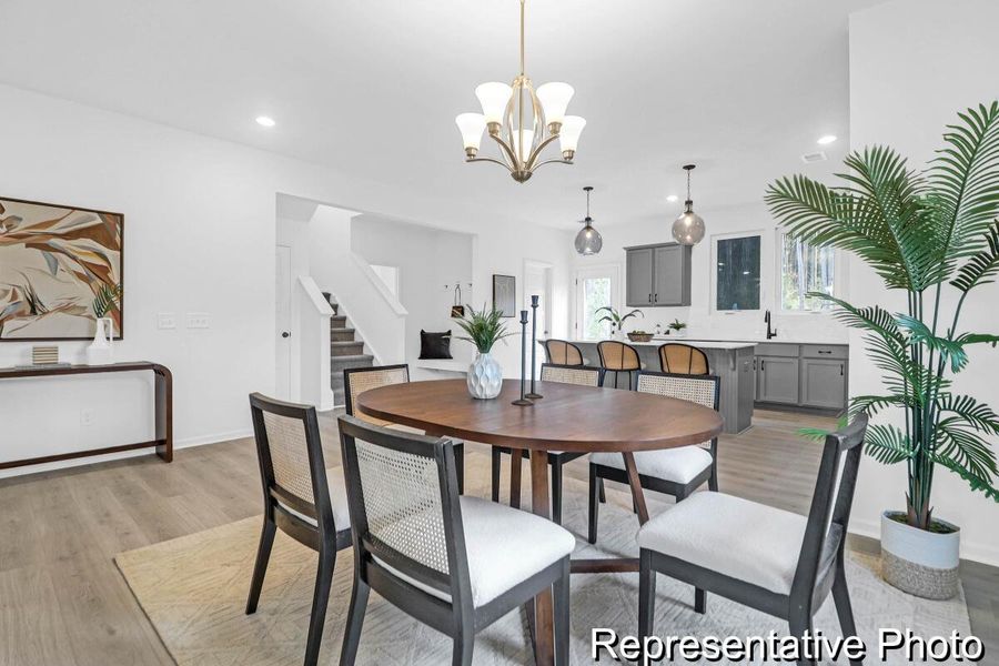 Furnished interior view inside a new home in , Ravenel (Image 9).