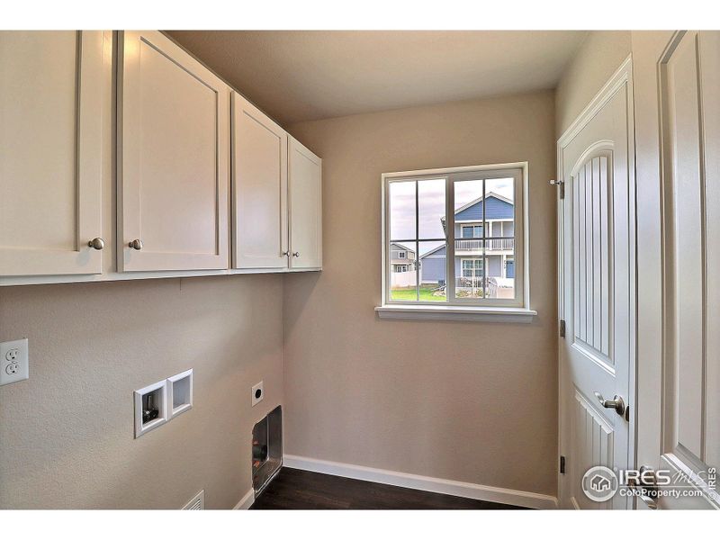 Laundry Room with Nice Built-Ins