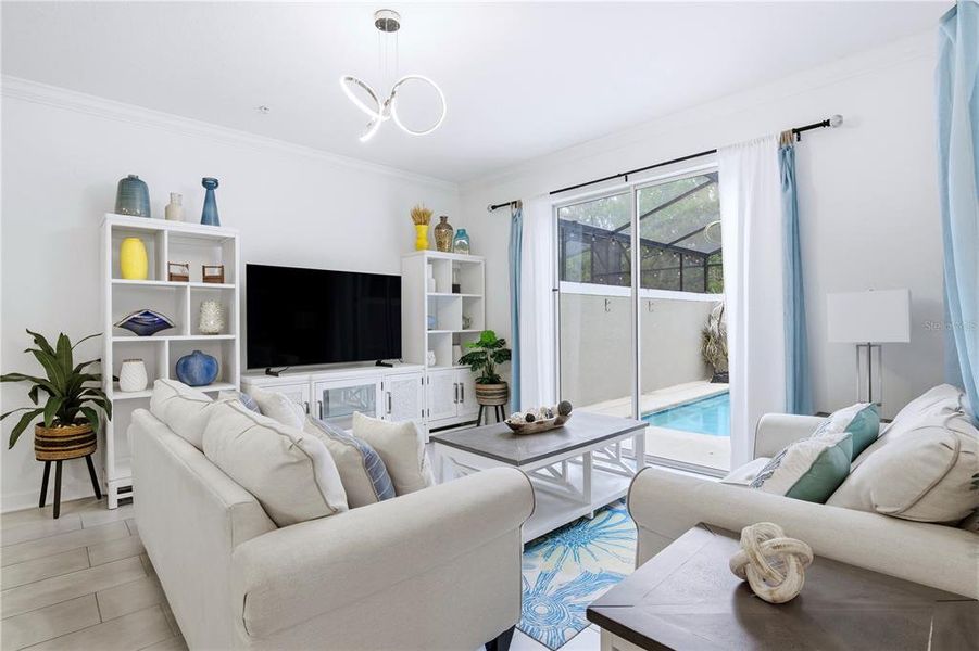 Furnished interior view inside a new home in , Kissimmee (Image 17). Furnished interior view inside a new home in , Kissimmee (Image 17).