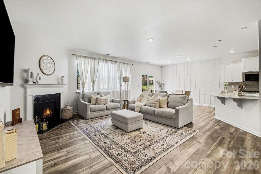 Furnished interior view inside a new home in Gambill Forest: Enclave, Mooresville (Image 31).