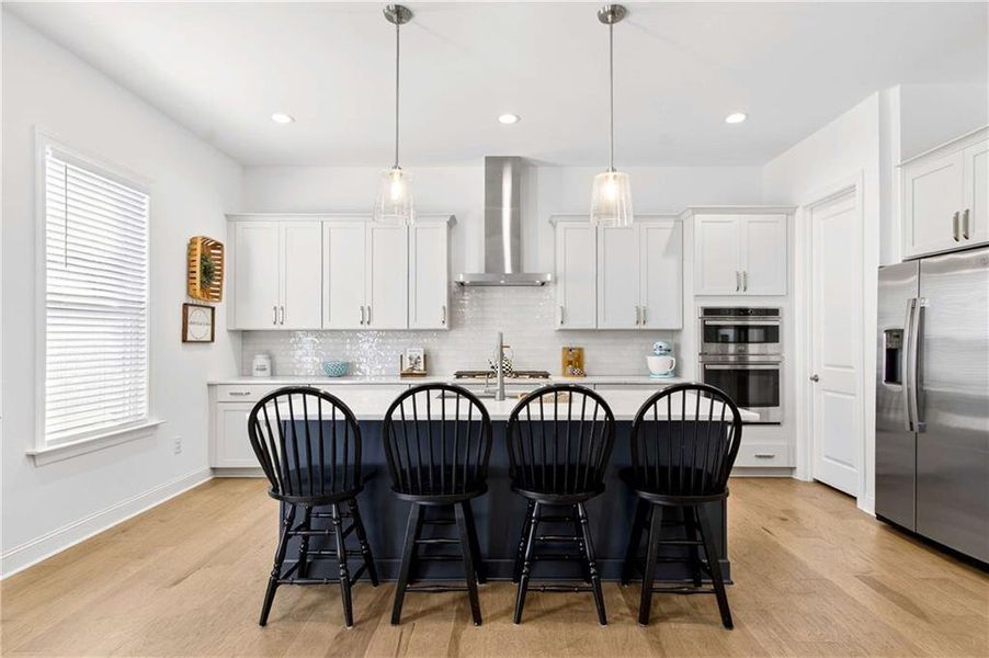 Furnished interior view inside a new home in East Harbor II at Chestatee, Dawsonville (Image 10).