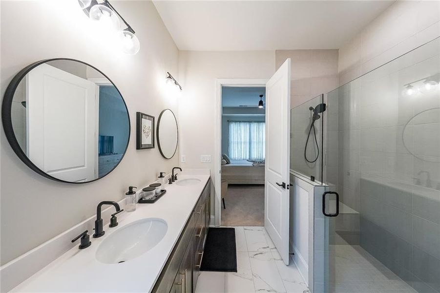 Furnished interior view inside a new home in The Reserve at Bells Ferry, Kennesaw (Image 8).