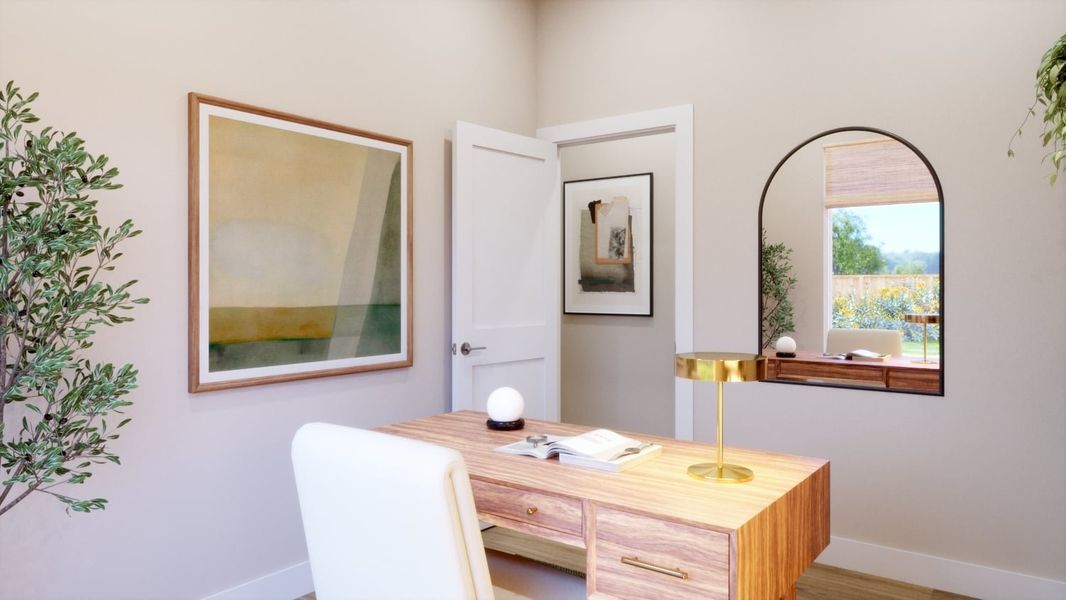 Representative furnished interior of a home built from the 4017 by Risewell Homes in Freedom at Anthem, Kyle (Image 9).