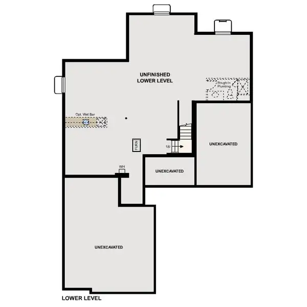 2D floor plan layout of this home in Overland Ranch, Aurora, CO (Image 6).