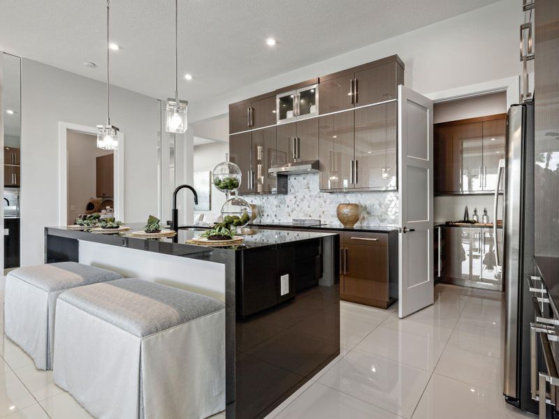 Furnished interior view inside a new home in PGA Village Verano, Port St. Lucie (Image 11).