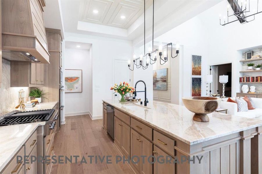 Furnished interior view inside a new home in Mosaic, Celina (Image 26).