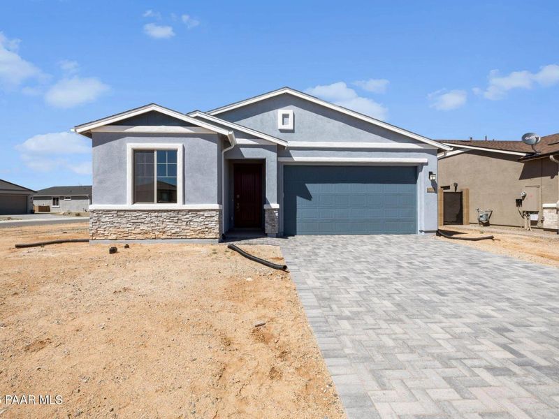 In-progress construction of a new home in North Ridge at Pronghorn Ranch, Prescott Valley, AZ (Image 28).
