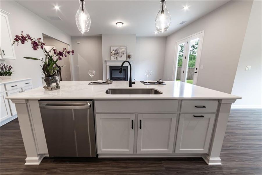 Furnished interior view inside a new home in , Canton (Image 38).