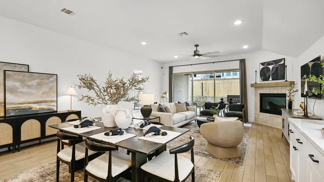Furnished interior view inside a new home in Canyon Falls, Northlake (Image 28).
