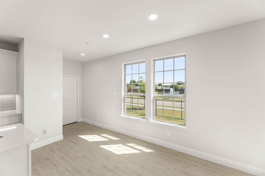 Representative exterior photo of a completed home built from the Palestine by Impression Homes in Main Street Village, Mansfield, TX (Image 11). Representative exterior photo of a completed home built from the Palestine by Impression Homes in Main Street Village, Mansfield, TX (Image 11).