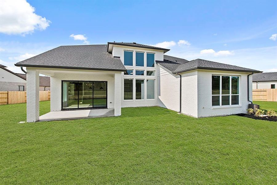 Representative exterior photo of a completed home built from the The Paso Robles by Westin Homes in ARTAVIA® - 65' Art Collection, Conroe, TX (Image 17).