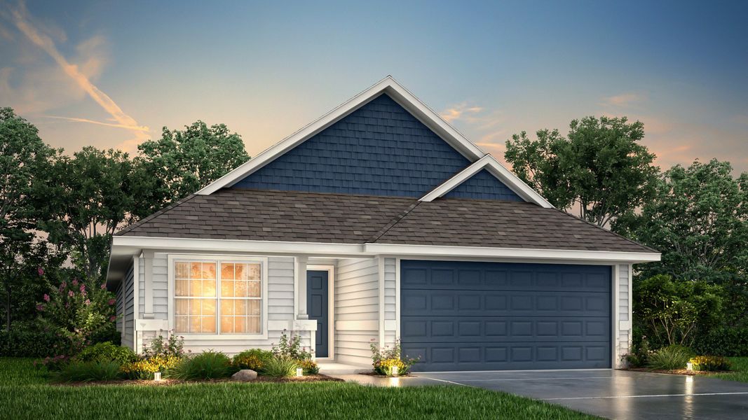 Representative exterior photo of a completed home built from the The Ravenna by Legend Homes in Rocky Creek Crossing, Crowley, TX (Image 23). Representative exterior photo of a completed home built from the The Ravenna by Legend Homes in Rocky Creek Crossing, Crowley, TX (Image 23).