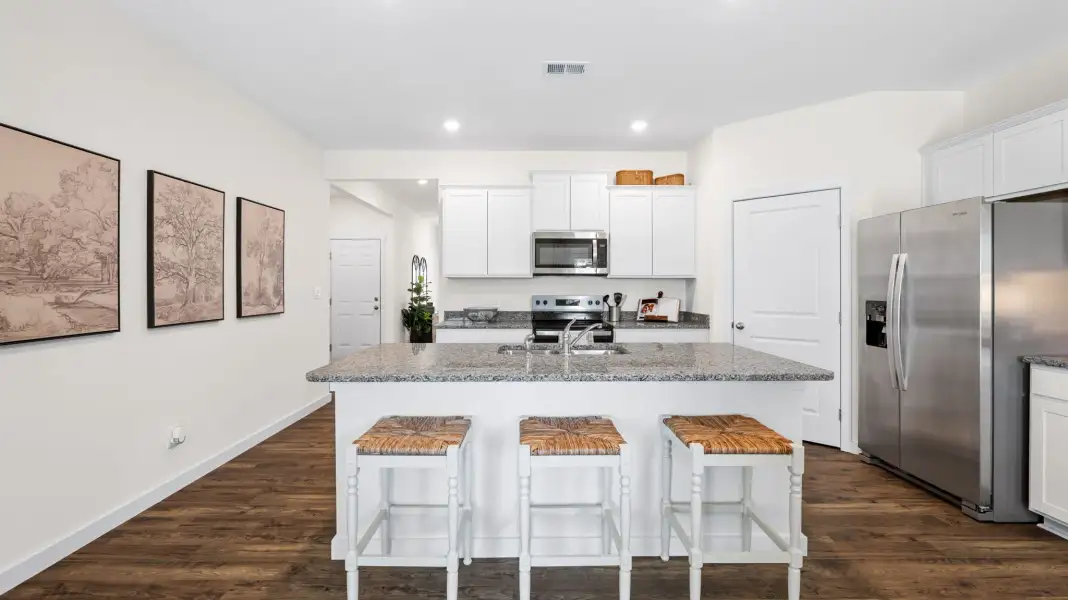 Furnished interior view inside a new home in The Hideaway at Edgestone, Ooltewah (Image 18).