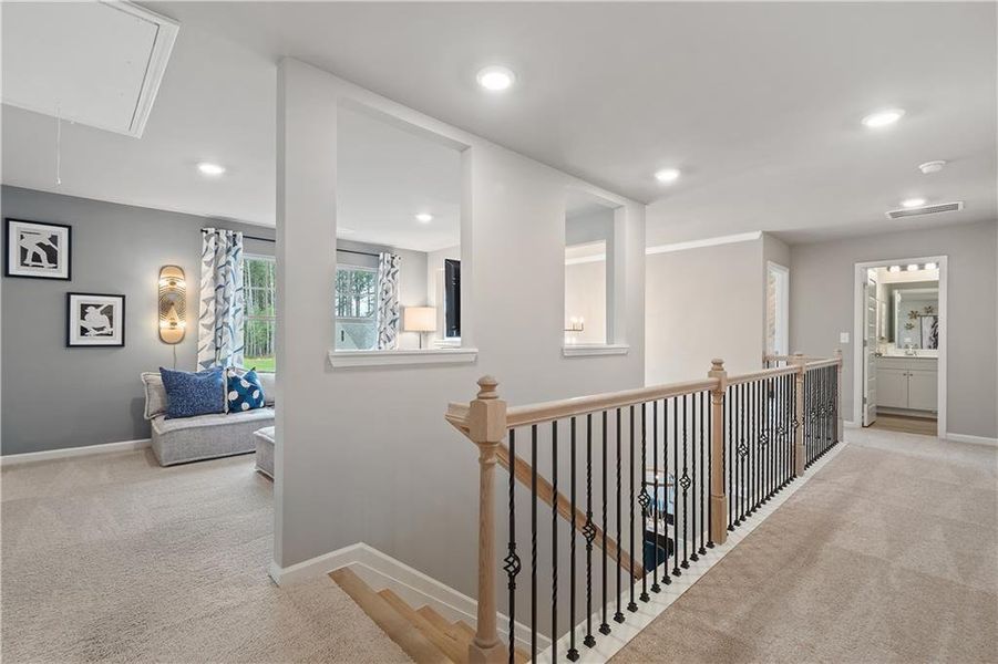 Furnished interior view inside a new home in Northcroft, Loganville (Image 10).
