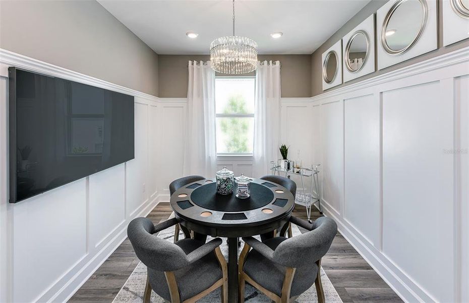 Furnished interior view inside a new home in BeachWalk by Manasota Key, Englewood (Image 5).