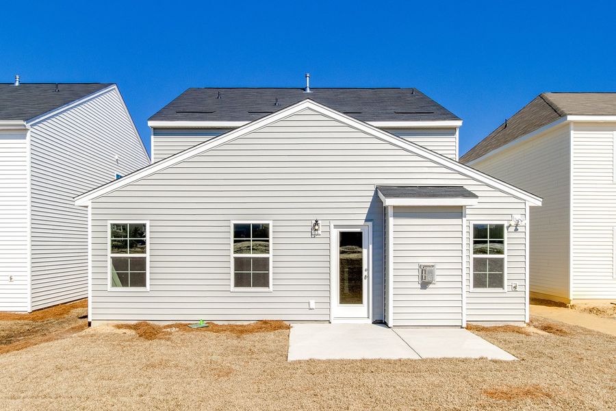 Exterior details and patio area of a home in Ellington, Elgin (Image 20).