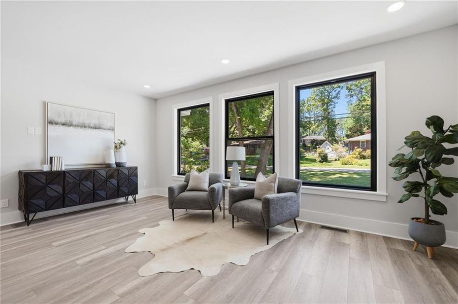 Furnished interior view inside a new home in , Roswell (Image 14).