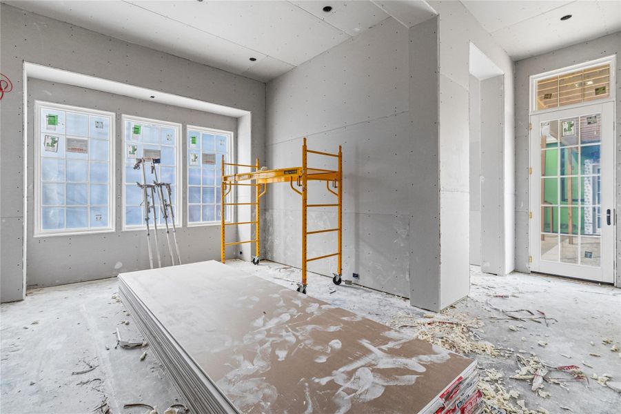 In-progress construction of a new home in , Houston, TX (Image 7).