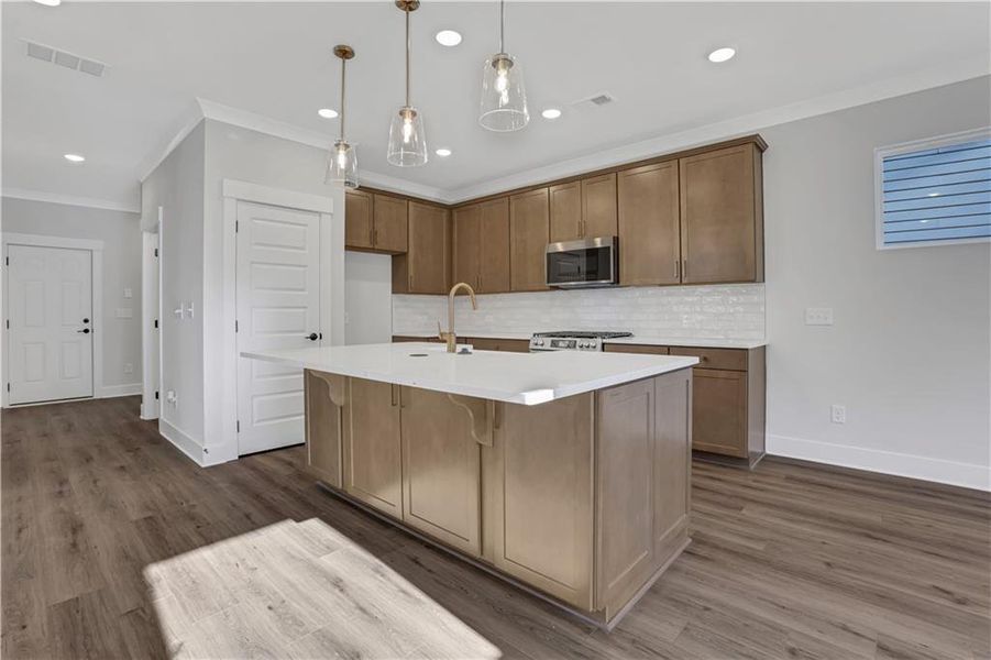 Furnished interior view inside a new home in Villas at Dawsonville, Dawsonville (Image 6). Furnished interior view inside a new home in Villas at Dawsonville, Dawsonville (Image 6).