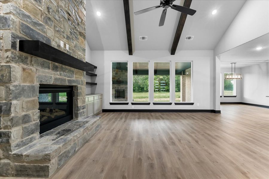 Representative unfurnished interior of a home built from the The Harper II by Doug Parr Custom Homes in Monarch Manor, Poolville (Image 16).