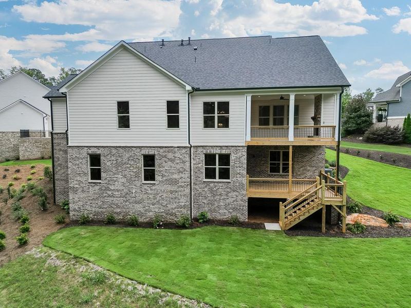Exterior details and patio area of a home in , Cumming (Image 30).