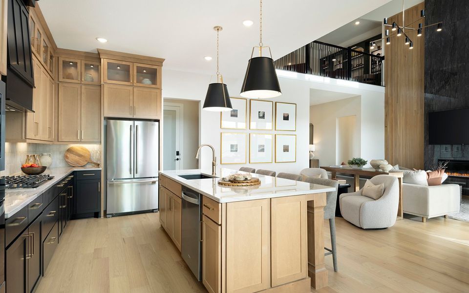 Representative furnished interior of a home built from the Hayden by Brookfield Residential in Midline, Webster (Image 15).