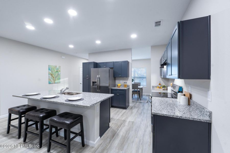 Furnished interior view inside a new home in , Jacksonville (Image 8).