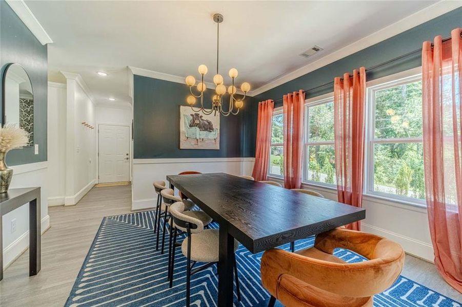 Furnished interior view inside a new home in , Snellville (Image 17).