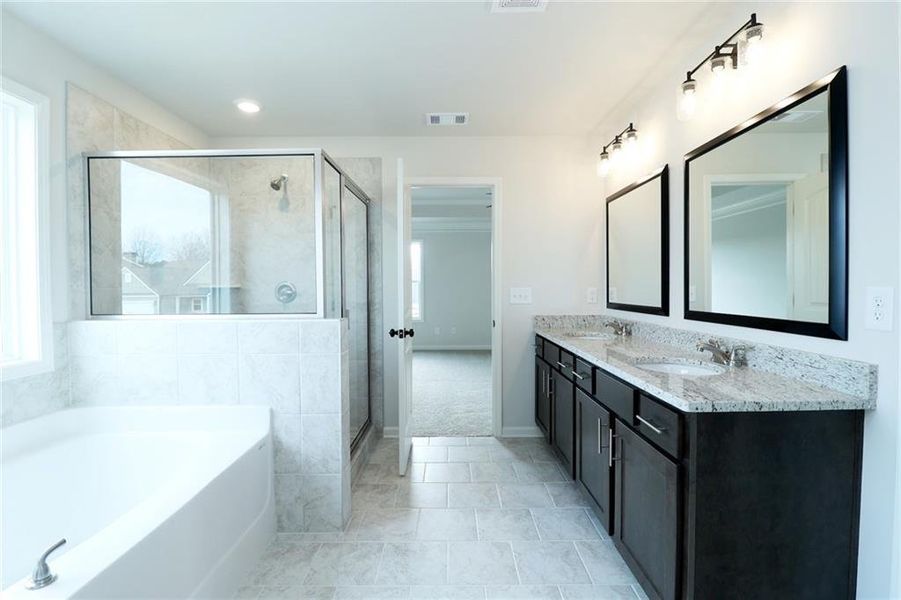 Furnished interior view inside a new home in Harmony Farms, Eatonton (Image 6).