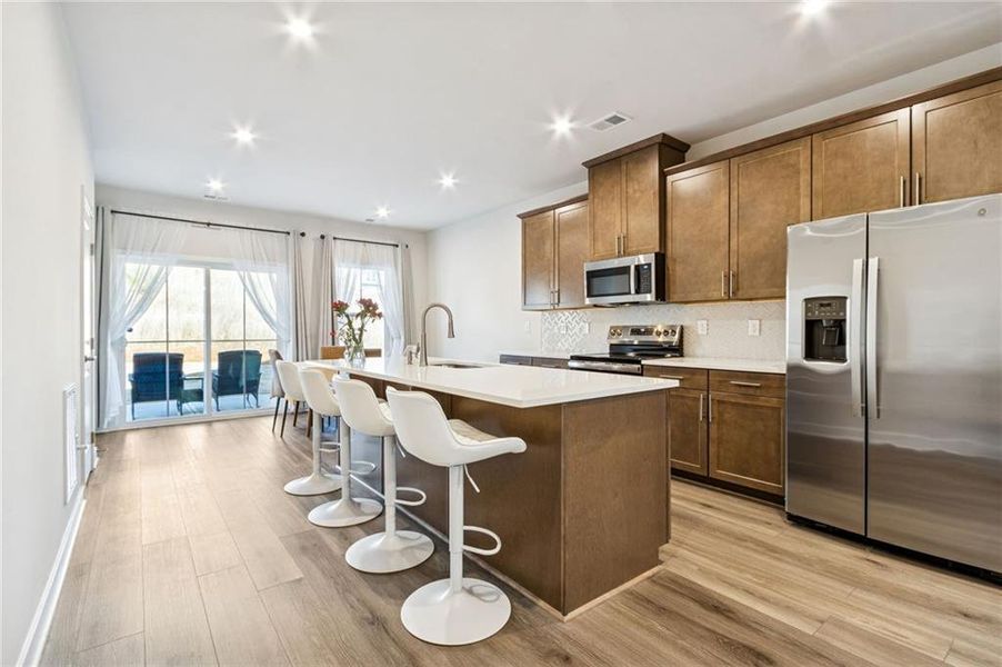 Furnished interior view inside a new home in , Hoschton (Image 12).