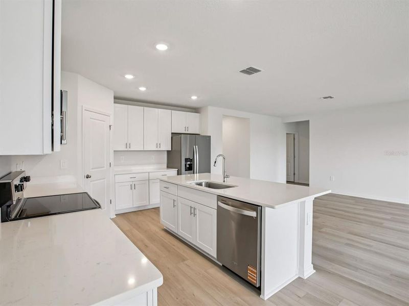 Furnished interior view inside a new home in Oakfield Trails - Classic Series, Parrish (Image 3).