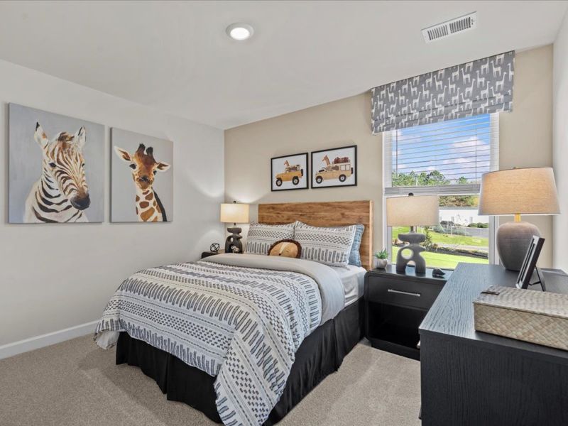Furnished interior view inside a new home in River Glen, Angier (Image 15).