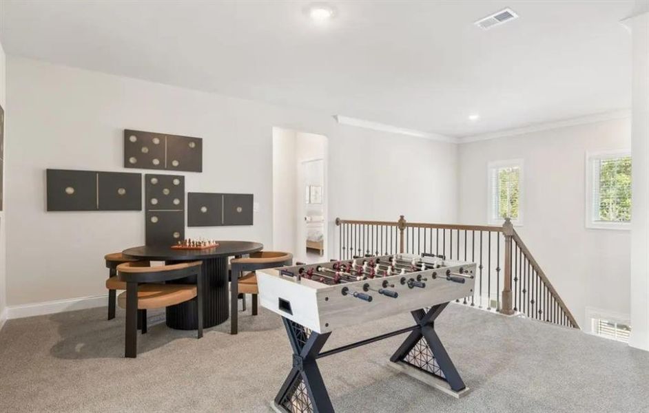 Furnished interior view inside a new home in River Pointe, Monroe (Image 8).
