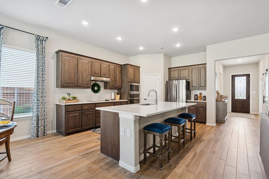 Furnished interior view inside a new home in , Weatherford (Image 12).