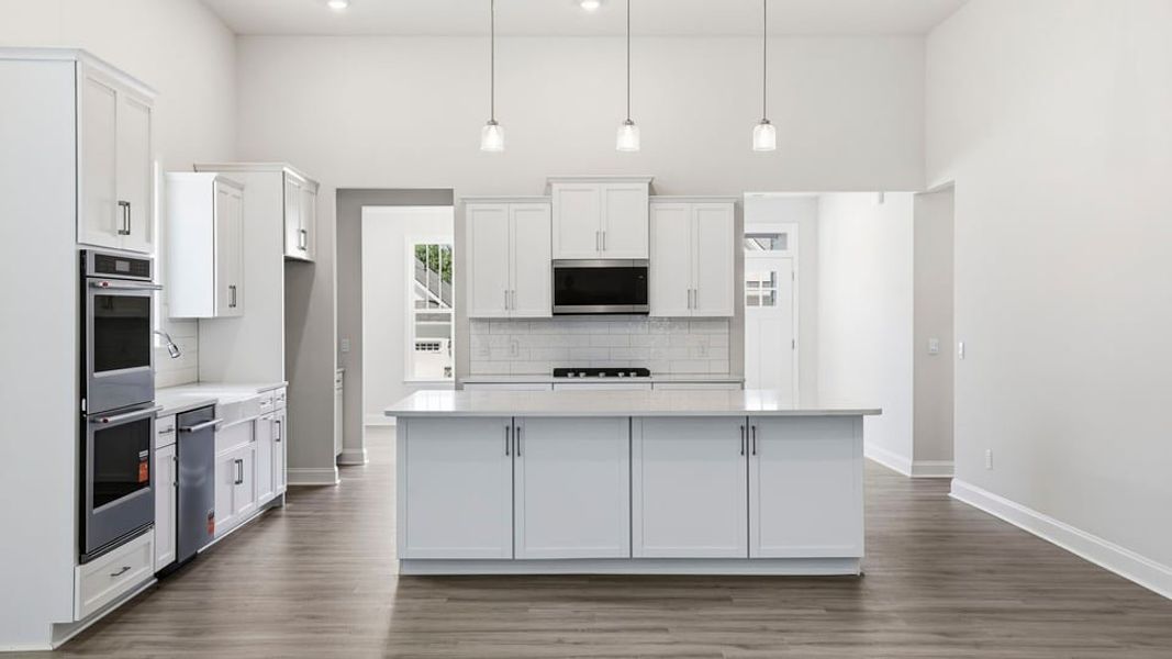 Furnished interior view inside a new home in Blue Ridge Trail, Fountain Inn (Image 7).