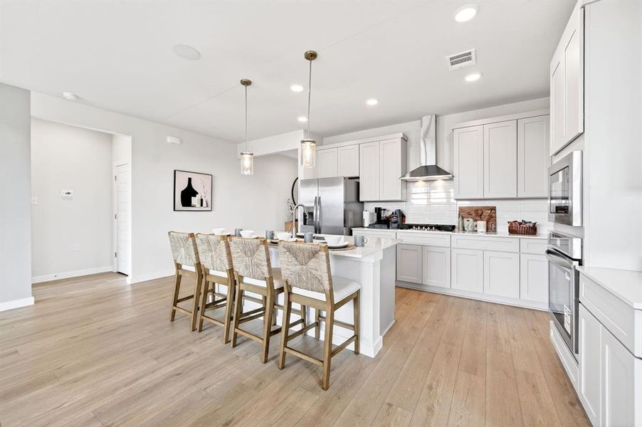 Furnished interior view inside a new home in Parks at Foster Crossing, Anna (Image 12).