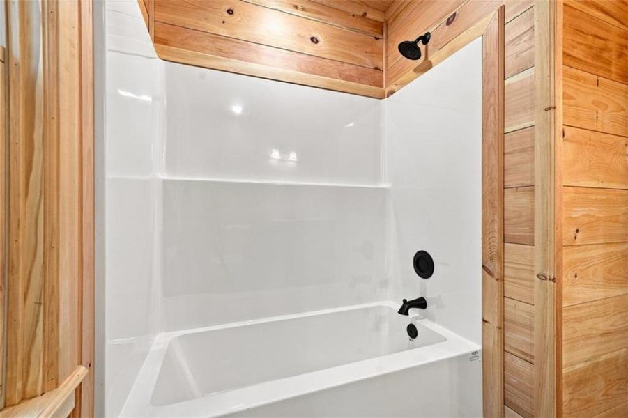 Close-up of interior finishes inside a home in , Cherry Log (Image 11).